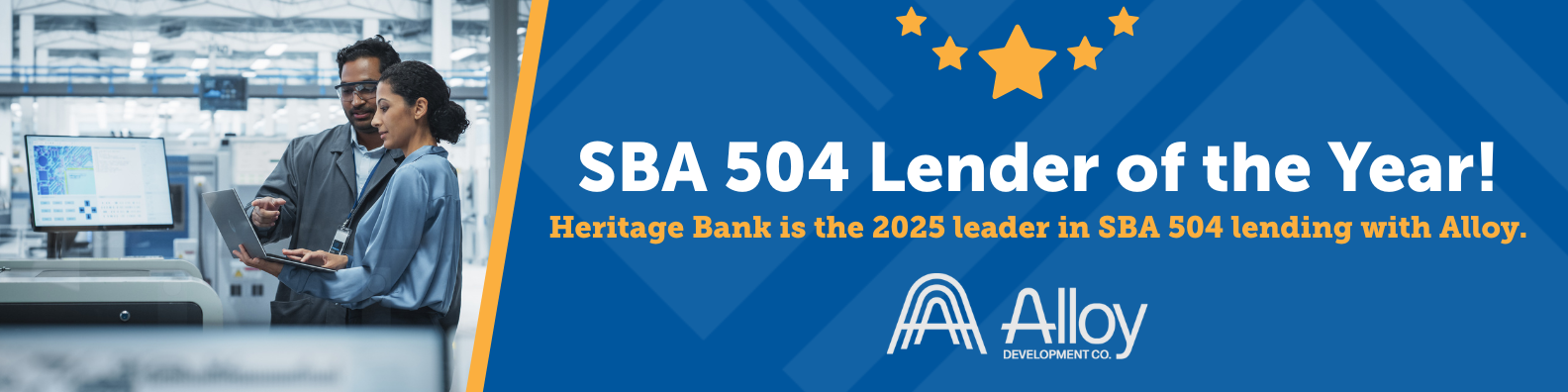 Alloy SBA Lender of the Year Website