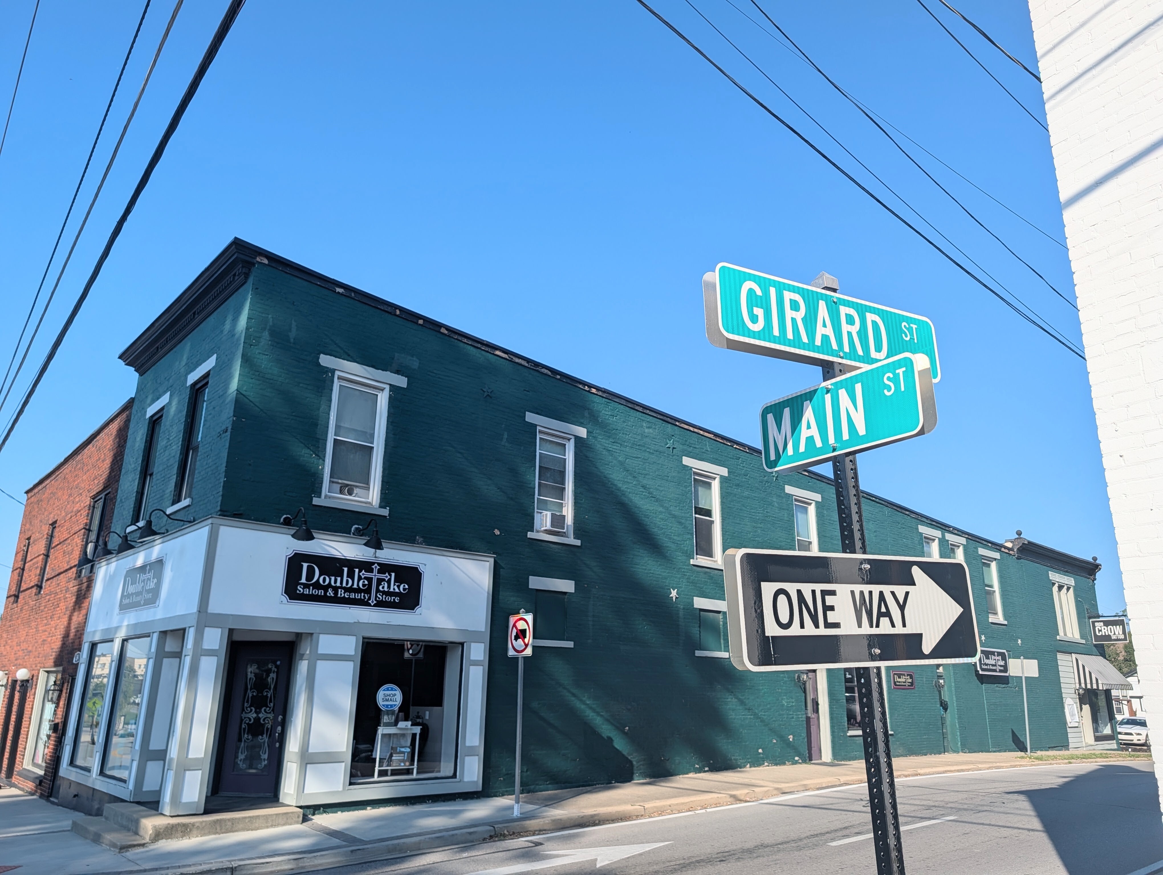 Dianas building street corner